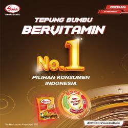 Sasa Tepung Bumbu Bervitamin Pilihan Nomor 1 Konsumen Indonesia