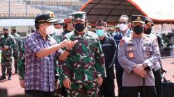 Panglima Tegaskan TNI-Polri Dukung Program Vaksinasi Nasional 1 Juta per Hari 