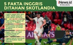 Infografis 5 Fakta Memalukan Inggris usai Ditahan Skotlandia