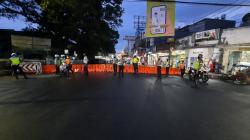 Cegah Kerumunan dan Tekan Kasus Covid-19, Jalan Pusat Kota Tasikmalaya Ditutup<