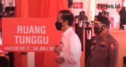 Video Presiden Joko Widodo Targetkan 1 Juta Vaksin Per Hari