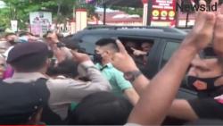Video Warga Adang Kendaraan Kapolda Sumut untuk Adukan Penipuan Tabungan Pendidikan