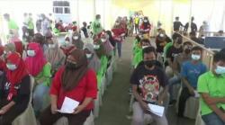 Ribuan Buruh Pabrik di Mayong Jepara Jalani Vaksinasi Covid-19 <