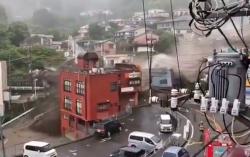 Banjir Bandang dan Longsor Sapu Kota di Jepang, 20 Orang Hilang