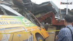 Video Truk Rem Blong Tabrak Bus Rombongan Pesantren di Tanah Datar Sumbar