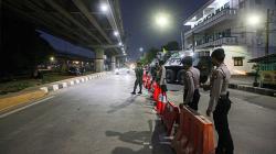 Pos Penyekatan Kalimalang Sepi Pengendara