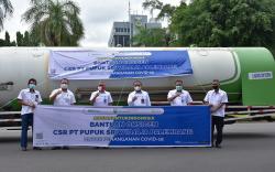 Pusri Berangkatkan Tangki Oksigen Cair ke Jakarta dan Bandung