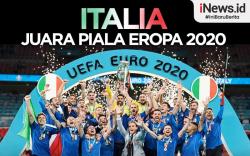 Infografis Italia Juara Piala Eropa 2020