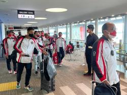 Sambut 13 Atlet Indonesia yang Tiba di Tokyo, Ini Pesan Dubes RI untuk Jepang