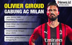 Infografis Olivier Giroud Gabung AC Milan