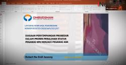 Video Ombudsman Temukan 3 Pelanggaran dalam TWK Pegawai KPK