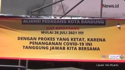 Usai PPKM Darurat, Aliansi Pedagang Bandung Mulai Berdagang Kembali