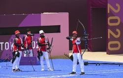 Lawan Terlalu Tangguh, Atlet Panahan Putra Indonesia Terhenti di 16 Besar Olimpiade 2020