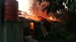 Diduga Korsleting Listrik, Rumah Warga di Bangka Tengah Ludes Terbakar