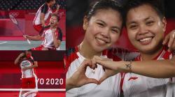 Ganda Putri Indonesia Greysia Polii-Apriyani Rebut Emas Olimpiade, Gading Marten: Kalian Keren dan Hebat! 