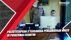 Video Polisi Tetapkan 3 Tersangka Penganiayaan Nakes di Puskesmas Kedaton