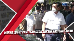 Video Menko Luhut Pastikan Stok Vaksin Nasional Aman