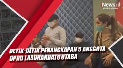 Detik-Detik Penangkapan 5 Anggota DPRD Labuhanbatu Utara yang Terlibat Narkoba