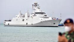 Operasi Pengamanan Perbatasan, KRI RE Martadinata Tiba di Ambon 