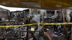 Tak Ada yang Tersisa, 48 Rumah Hangus Terbakar di Grogol Petamburan