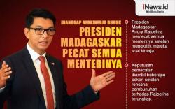 Infografis Presiden Madagaskar Pecat Semua Menteri