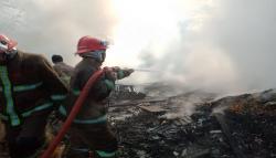 Kasus Kebakaran Tingggi di Sukabumi, Giliran Pabrik Keripik Ludes Terbakar