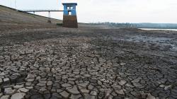 Musim Kemarau, Air Waduk Dawuhan Madiun Mulai Menyusut