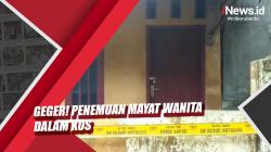 Video Warga Kalianda Digegerkan dengan Penemuan Mayat Wanita Dalam Kos