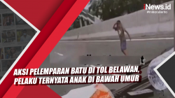 Video Aksi Pelemparan Batu di Tol Belawan, Pelaku Ternyata Anak di Bawah Umur