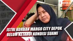 Video Istri Korban di Margo City Depok Belum Tahu Kondisi Suami