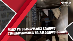 Video Miris, Petugas DPU Kota Bandung Temukan Kamar di Dalam Gorong-Gorong