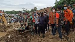 Bupati dan Wabup Karo Terjun ke Lokasi Longsor di Kabanjahe