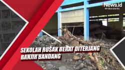Video Sekolah Dasar di Polewali Mandar Rusak Berat Diterjang Banjir Bandang