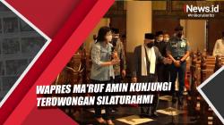 Video Wapres Ma'ruf Amin Kunjungi Terowongan Silaturahmi