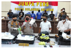 Polda Sulsel Ungkap Pengiriman 75 Kg Sabu lewat Jasa Ekspedisi, Begini Modusnya