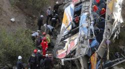 Bus Ngebut Masuk Jurang 200 Meter, 29 Orang Tewas