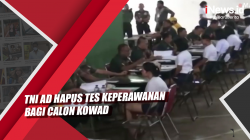 Video TNI AD Hapus Tes Keperawanan Bagi Calon Kowad