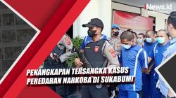 Video Penangkapan 11 Tersangka Kasus Peredaran Narkoba di Sukabumi