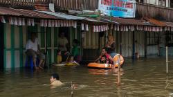 Ribuan Jiwa Terdampak Banjir akibat Luapan Sungai Mentaya Kotawaringin Timur