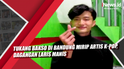Video Tukang Bakso di Bandung Mirip Artis K-Pop, Dagangan Laris Manis