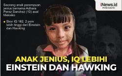 Infografis Anak Jenius, IQ Lebihi Einstein dan Hawking