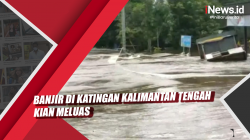 Video Banjir di Katingan Kalimantan Tengah Kian Meluas