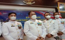 Rayakan HUT Ke-76 TNI AL, Lanal Palembang Gelar Serbuan Vaksin di Pesisir 