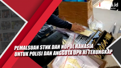 Video Pemalsuan STNK dan Nopol Rahasia untuk Polisi dan Anggota DPR RI Terungkap