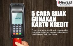 Infografis Lima Cara Bijak Menggunakan Kartu Kredit