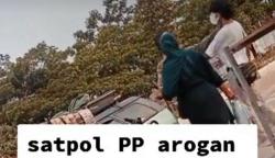 Viral, Oknum Satpol PP Diduga Arogan saat Penertiban Padagang di Stadion Pakansari