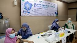 Suasana Sentra Vaksinasi MNC Peduli Hari Kedua dengan Vaksin Pfizer
