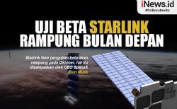 Infografis  Elon Musk: Uji Beta Starlink Rampung Bulan Depan
