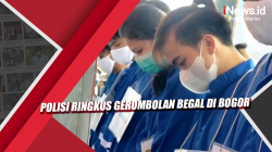 Video Polisi Ringkus Gerombolan Begal di Bogor
