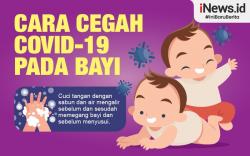 Infografis Cara Cegah Covid-19 Pada Bayi